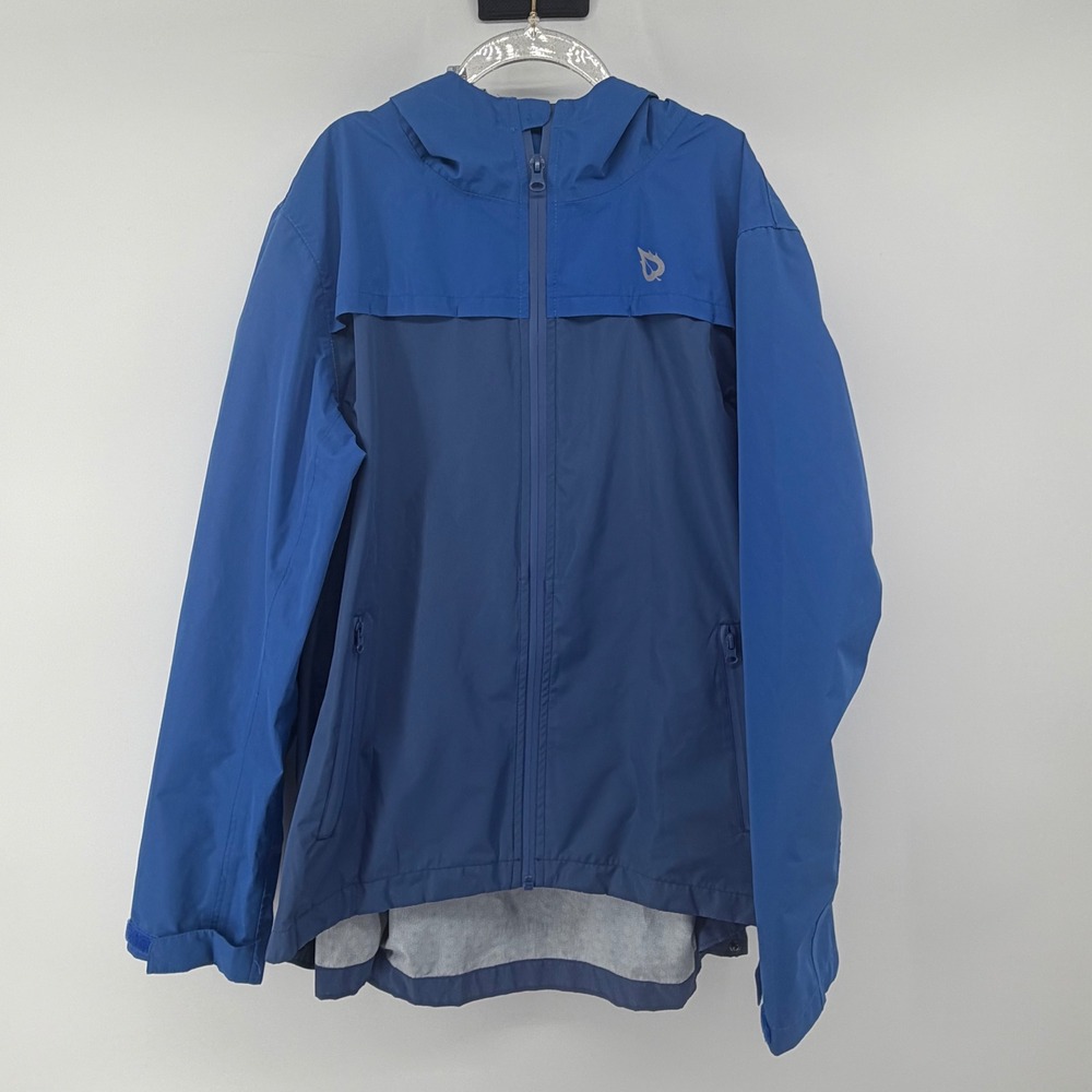 BALEAF Kids Blue Lightweight Hooded Rain Jacket Size L‎